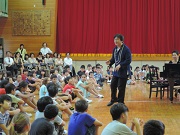 大野和士氏による特別音楽授業