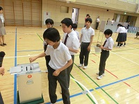 生徒会役員選挙の写真